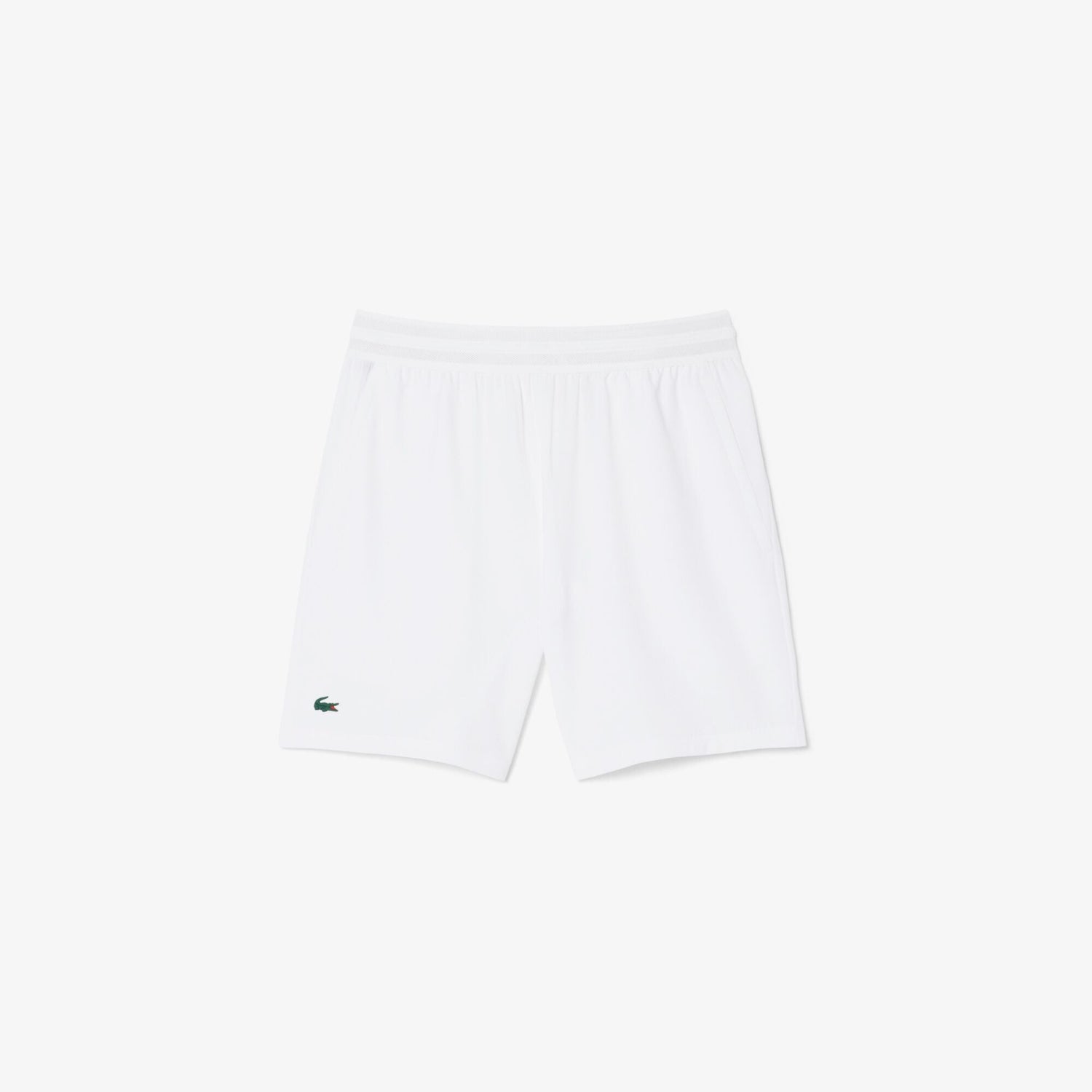 "New Players" Ultra Dry Tennis Shorts in White-Blanc