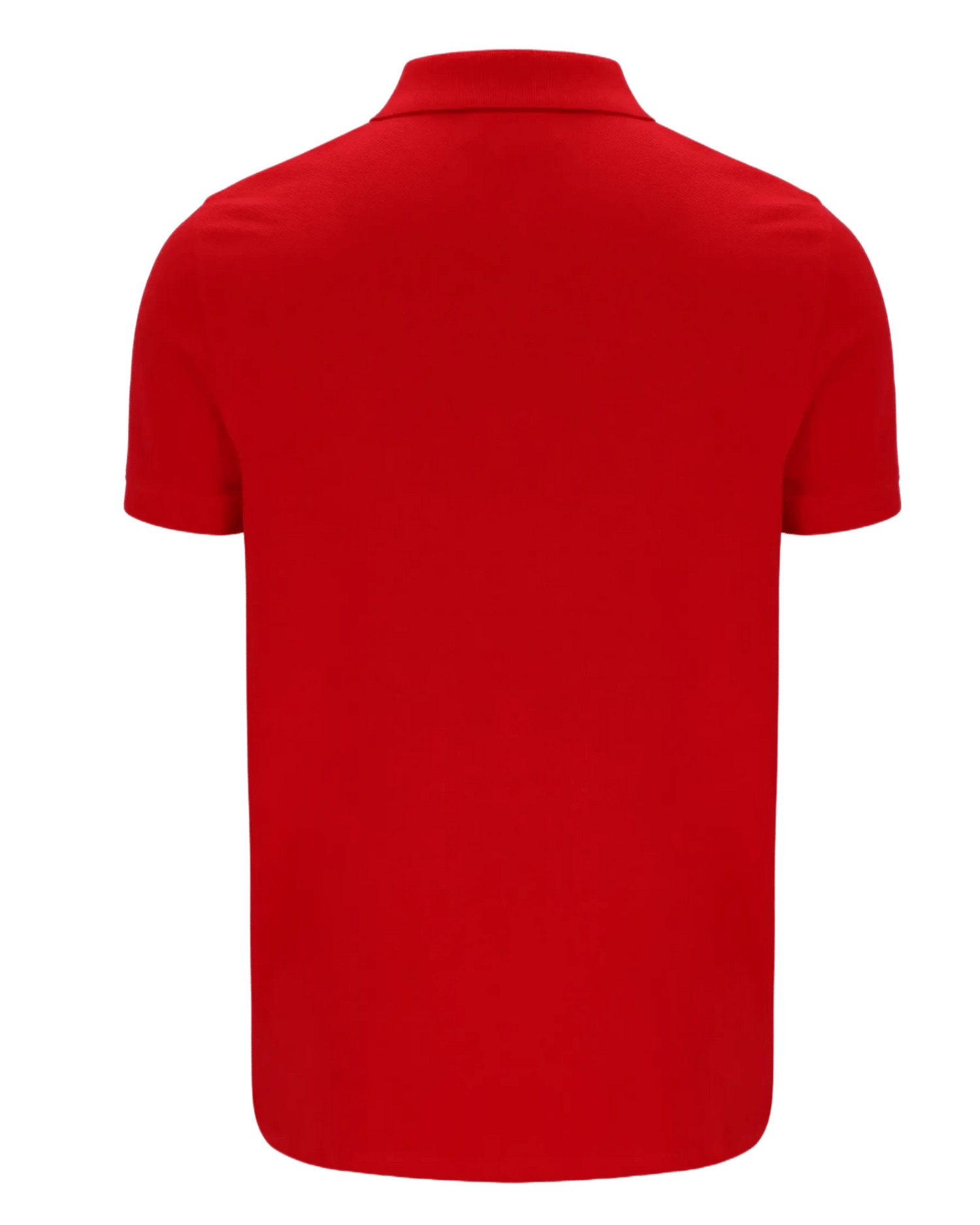 New Supermac P Polo Shirt in Adrenaline Rush/White/Maritime Blue