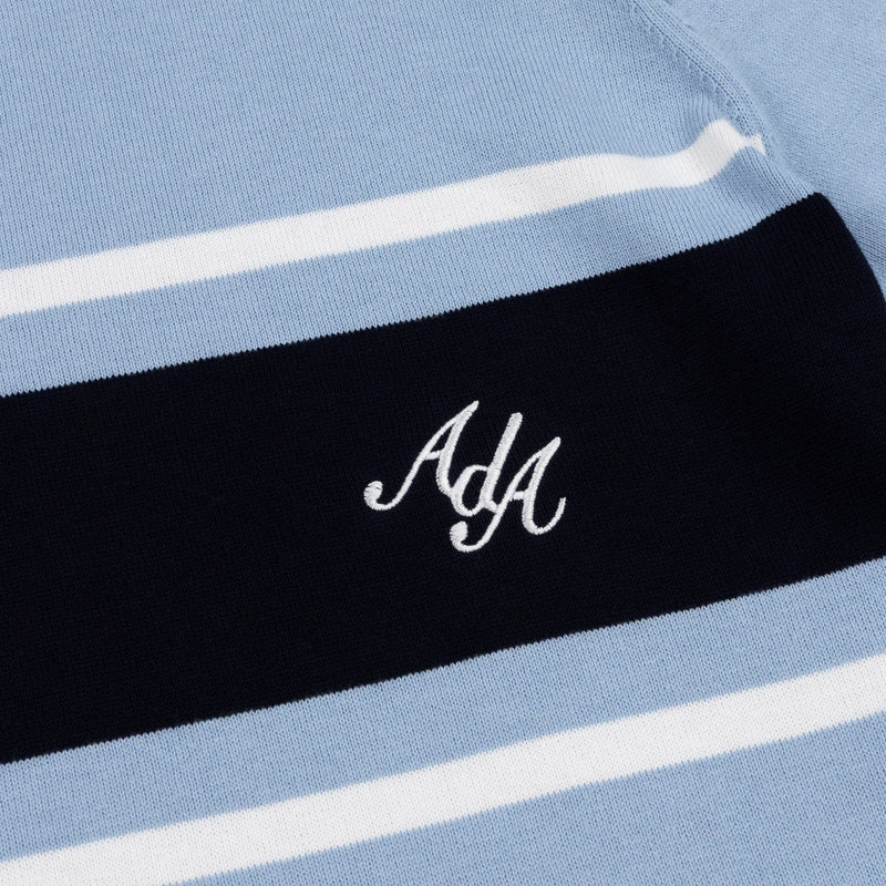 Notu Knitted Polo | Blue