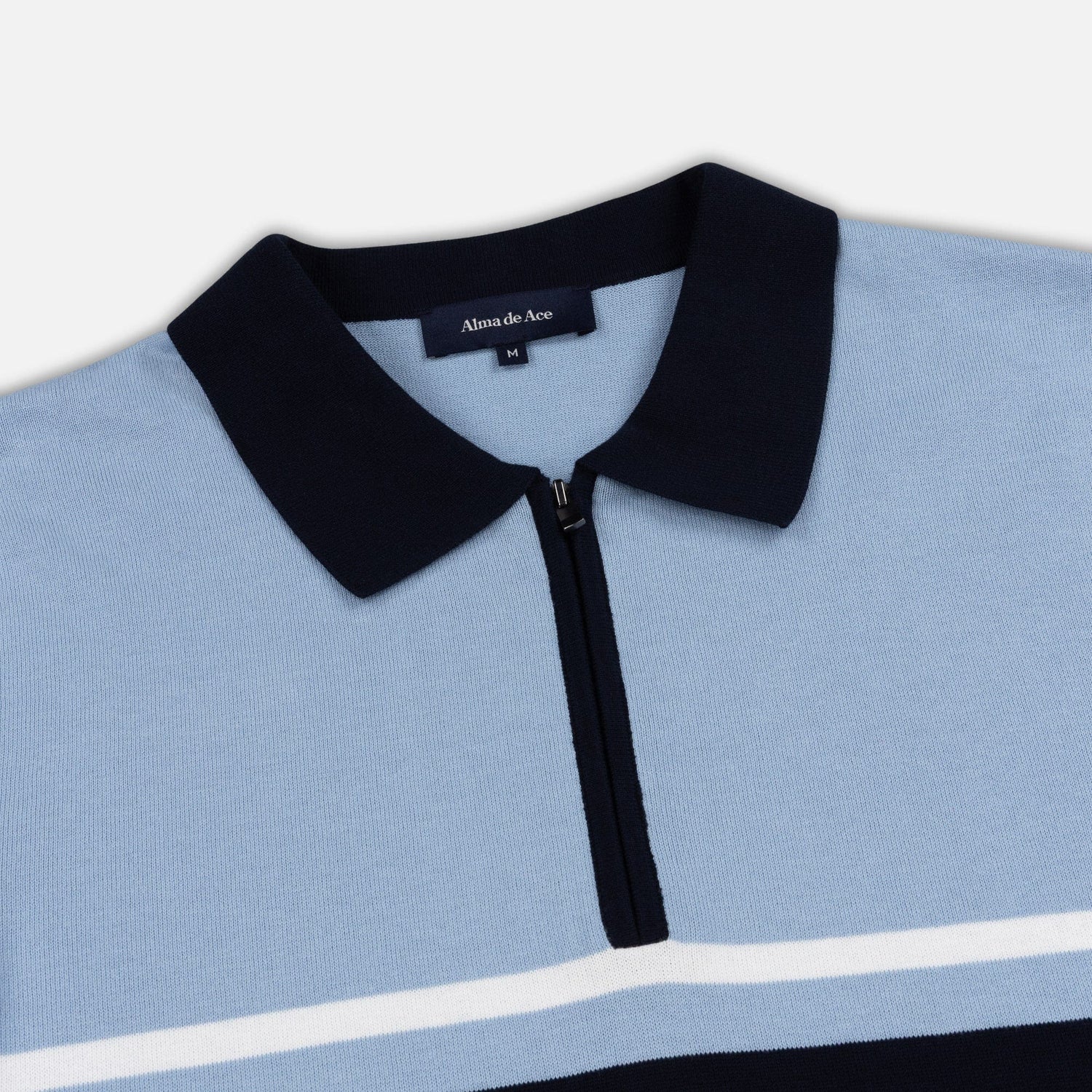 Notu Knitted Polo | Blue