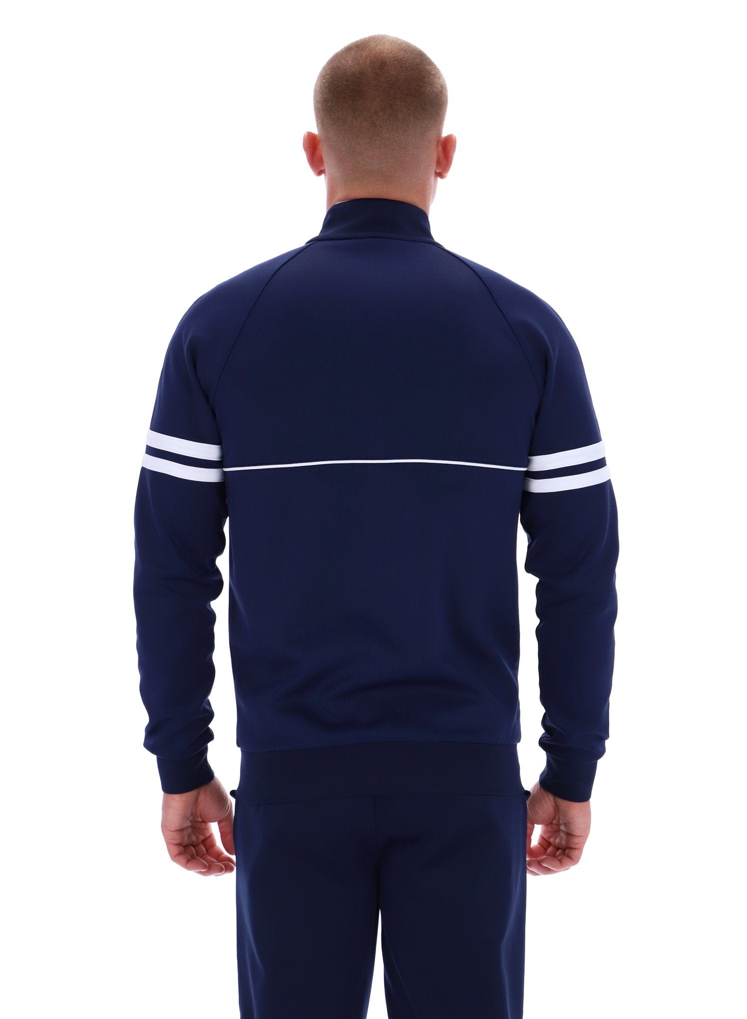 Orion Track Jacket in Martime Blue/White