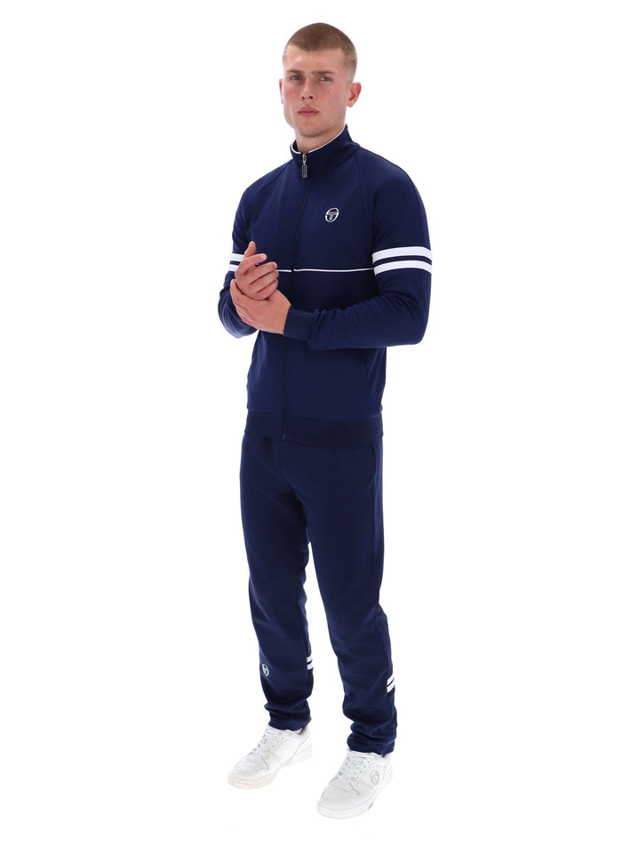 Orion Track Jacket in Martime Blue/White