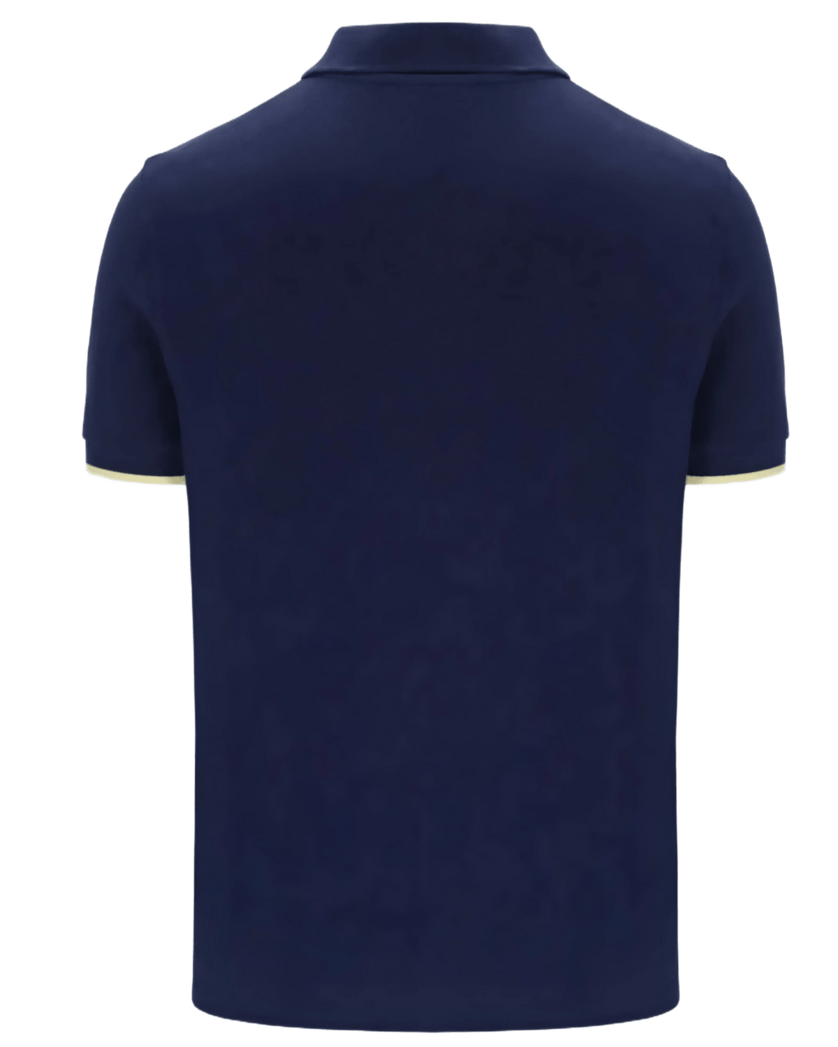 Polo Rib Button Only Fila Pablo Three Button Tipped Rib Basic Polo in Navy/Lemonade | Men's ...