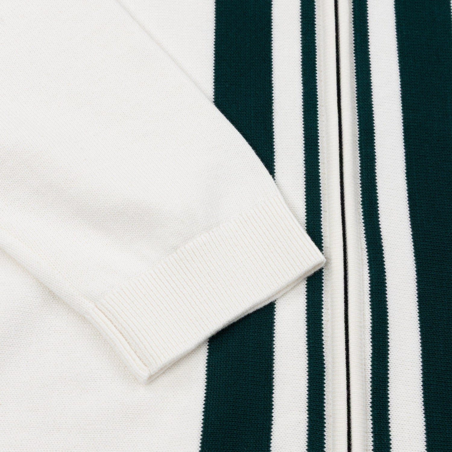 Pavo Knitted Long Sleeve Polo | Cream