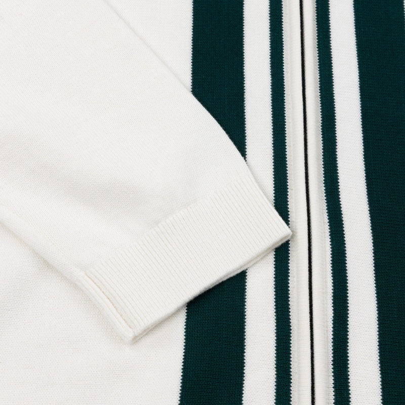 Pavo Knitted Long Sleeve Polo | Cream