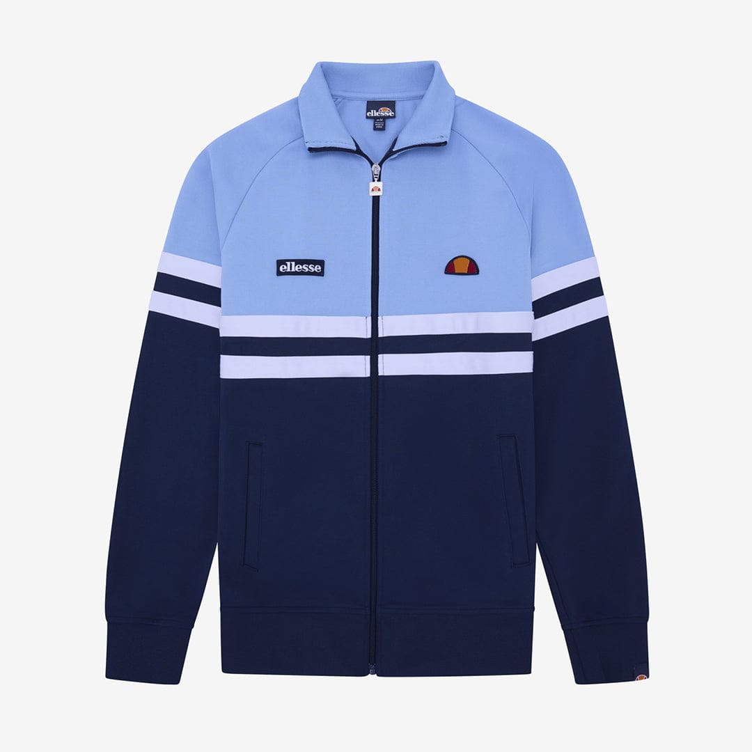 Rimini Track Top in Light Blue/Navy