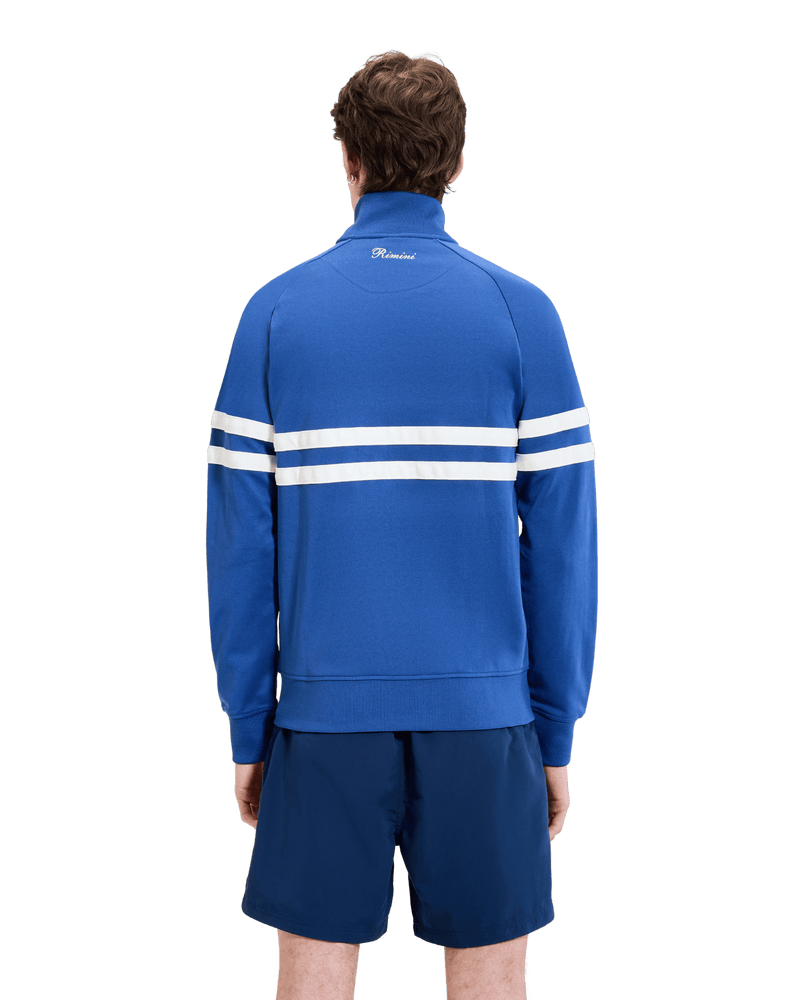 Rimini Track Top in Navy/Off White