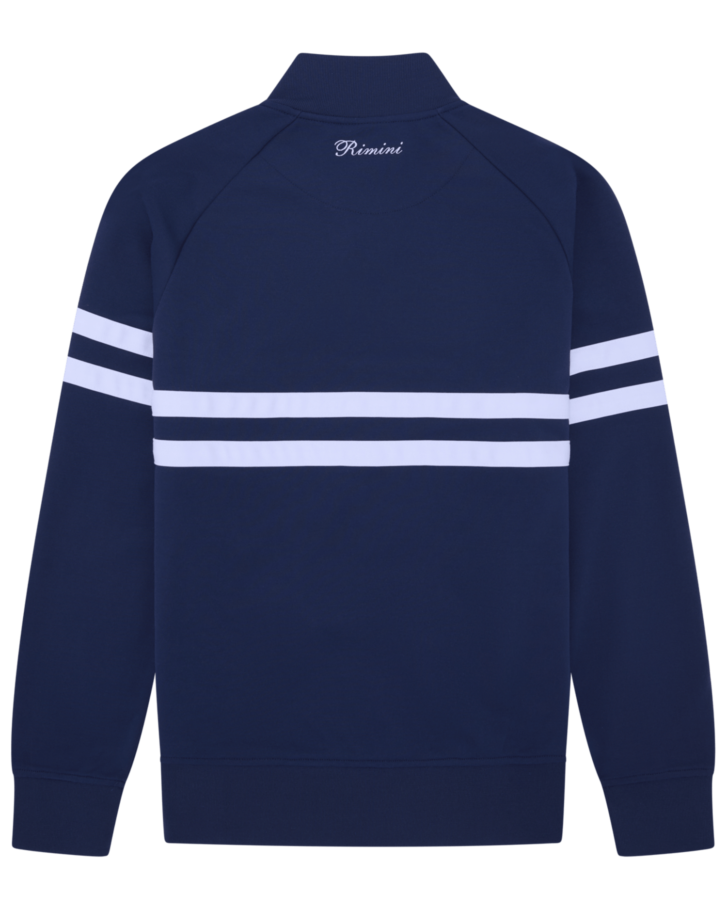 Rimini Track Top in Navy/White