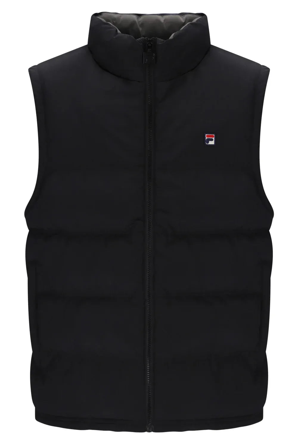 Rodri Gilet Bamboo Badge in Black/Gunmetal