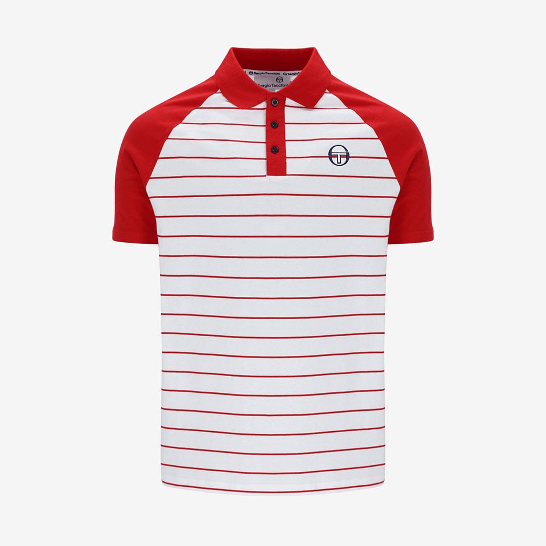 Sandro Polo Polo Shirt In Adrenaline Rush/White