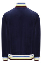 Sartori Velour Track Jacket in Martime Blue
