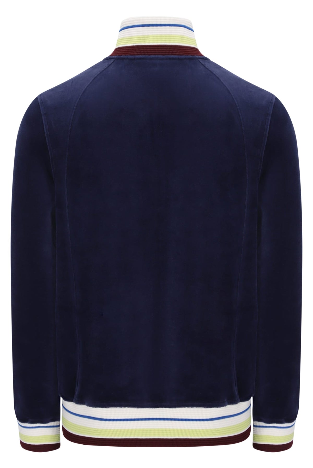 Sartori Velour Track Jacket in Martime Blue