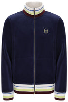 Sartori Velour Track Jacket in Martime Blue