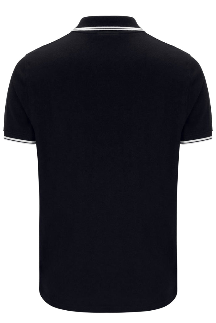 Sergio 020 Polo in Black/White