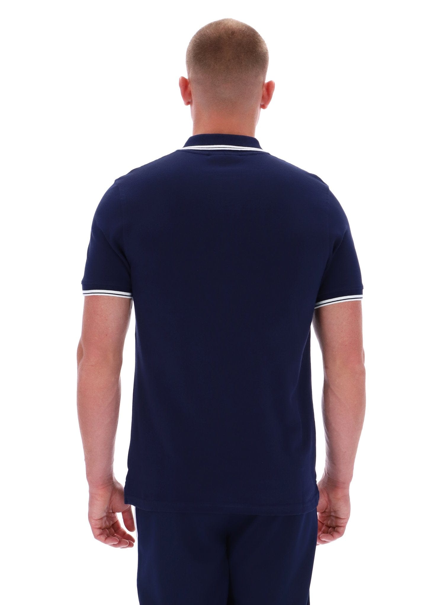 Sergio 020 Polo in Martime Blue/Gardenia
