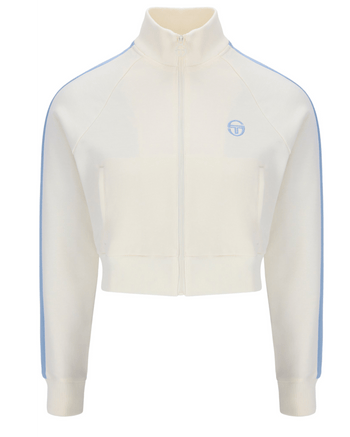 Sergio Tacchini Betta TJ Track Jacket in Gardenia/Celestial Blue