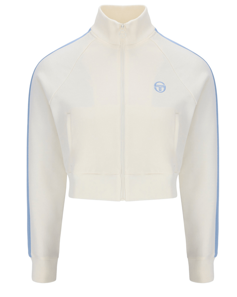 Sergio Tacchini Betta TJ Track Jacket in Gardenia/Celestial Blue