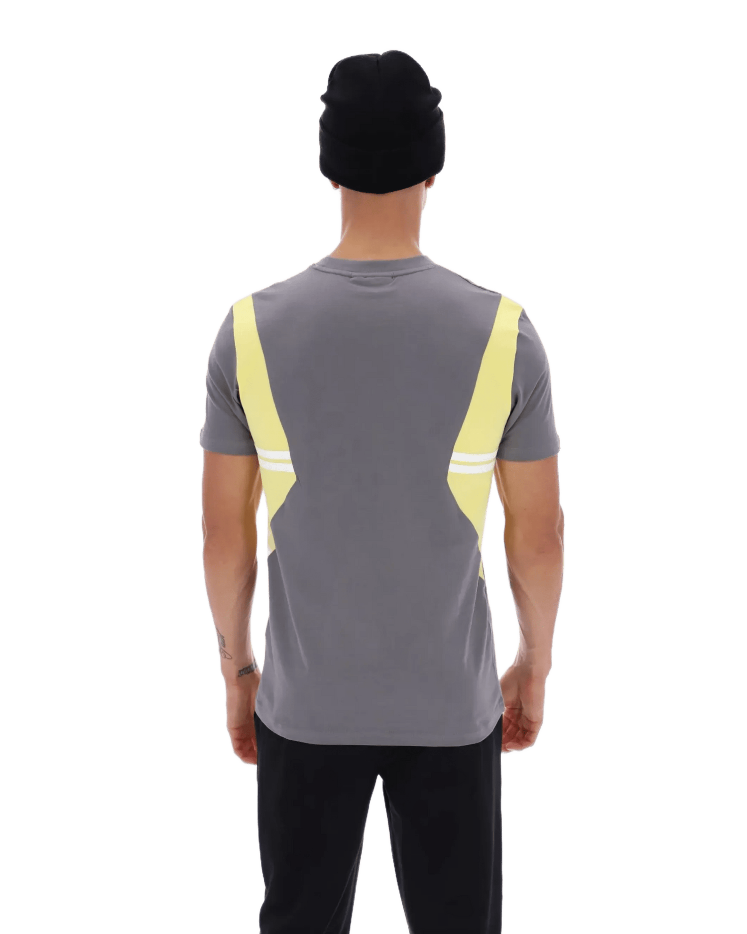 Sergio Tacchini Blow T T Shirt in Quietshade/Lemon Drop/White