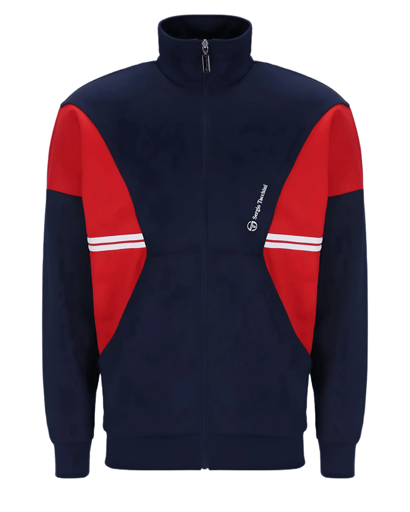 Sergio Tacchini Blow TJ Track Jacket in Maritime Blue /Adrenaline.Rush/White