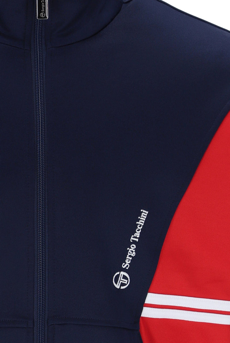 Sergio Tacchini Blow TJ Track Jacket in Maritime Blue /Adrenaline.Rush/White