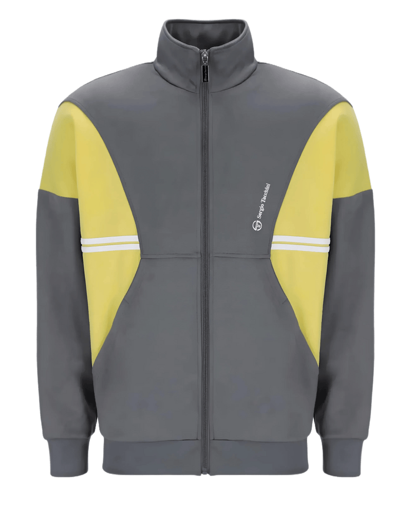 Sergio Tacchini Blow TJ Track Jacket in Quiet Shade/Lemon Drop/White