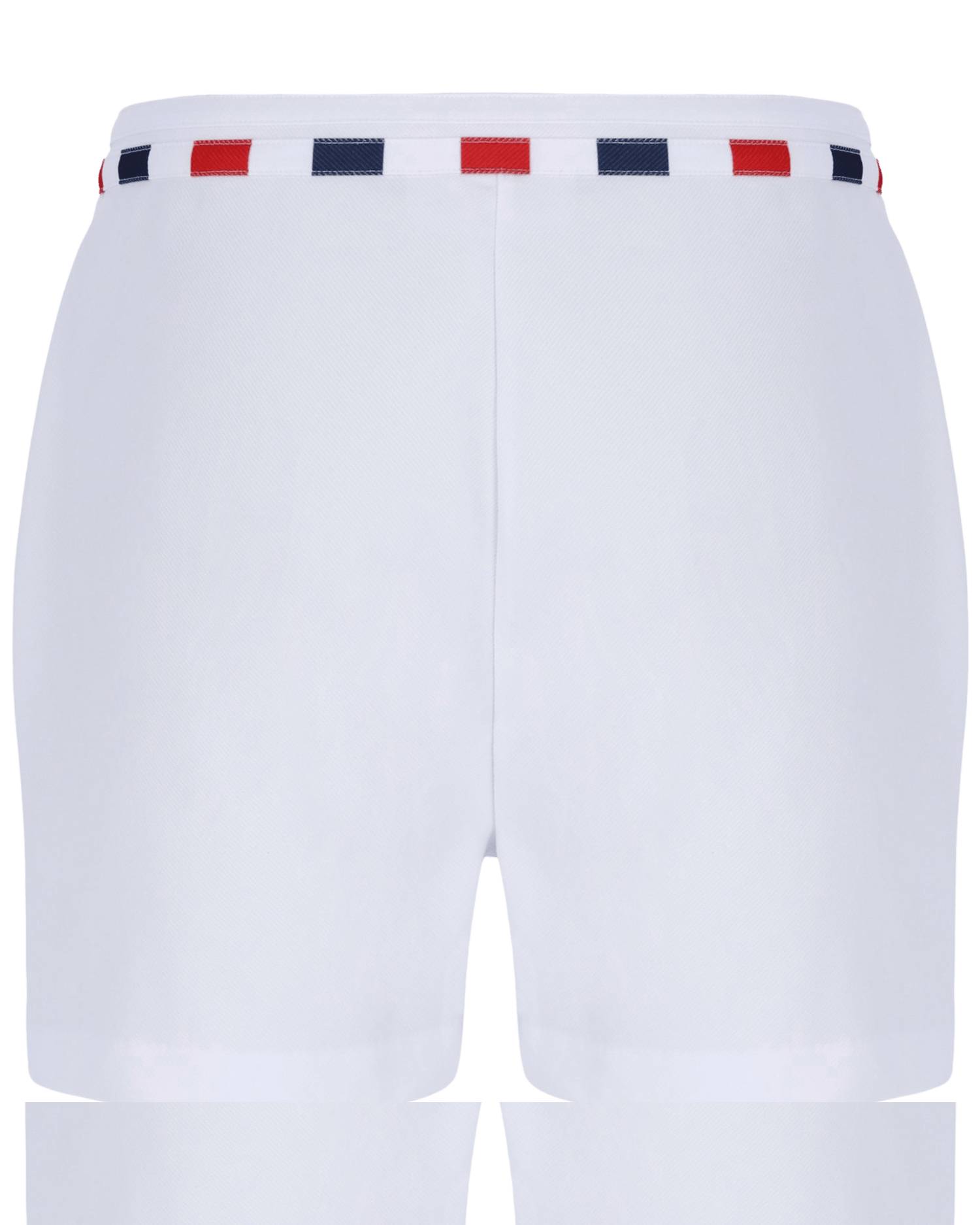 Sergio Tacchini Cielo  Short Tennis Short In White/Maritime Blue/Adrenaline Rush