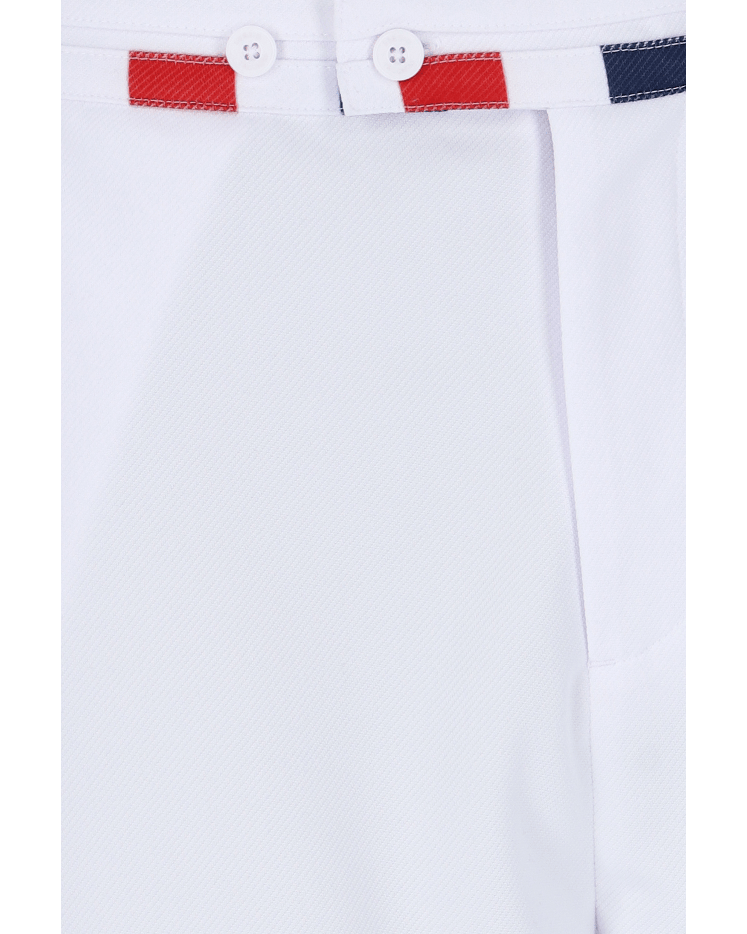 Sergio Tacchini Cielo  Short Tennis Short In White/Maritime Blue/Adrenaline Rush