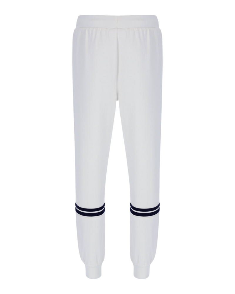 Sergio Tacchini Dallas Track Pant In Gardenia/Maritime Blue