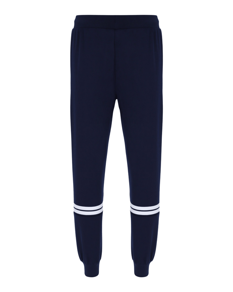 Sergio Tacchini Dallas Track Pant In Maritime Blue/White