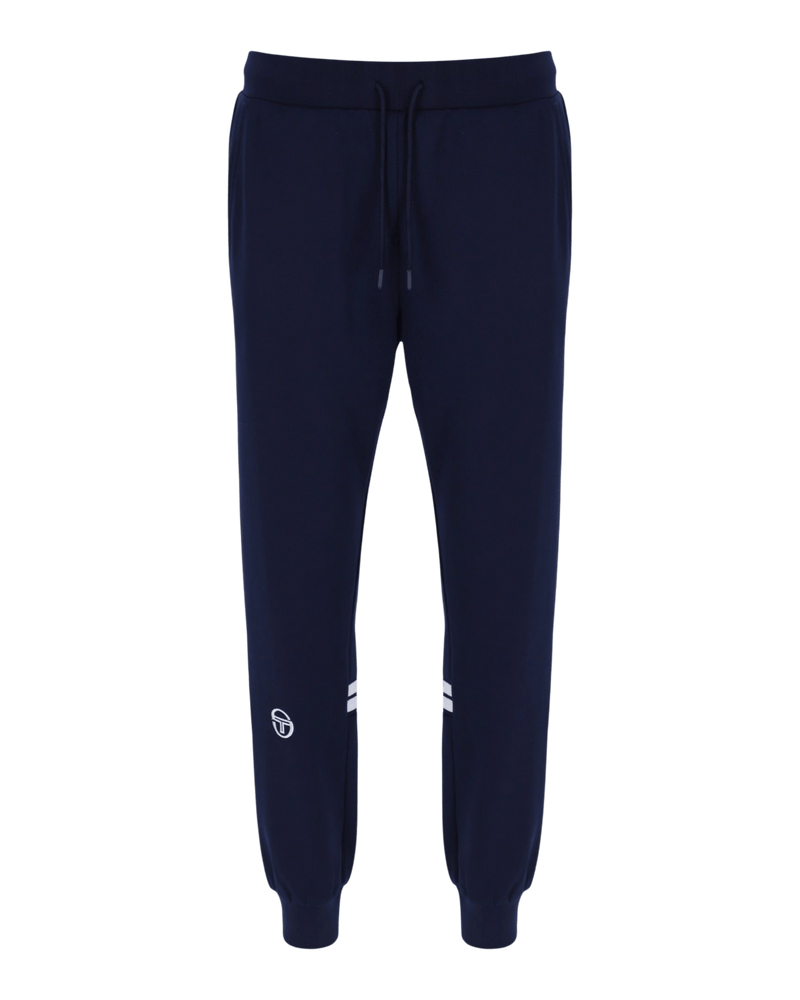 Sergio Tacchini Dallas Track Pant In Maritime Blue/White