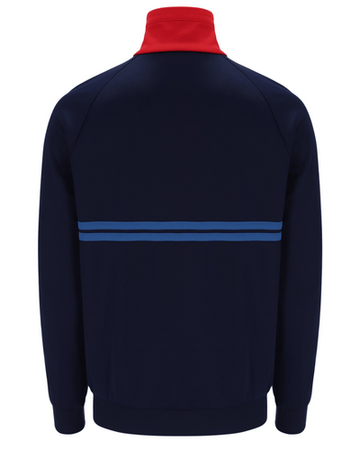 Sergio Tacchini Dallas Track Top In Maritime Blue/Adrenaline Rush/Nautical Blue