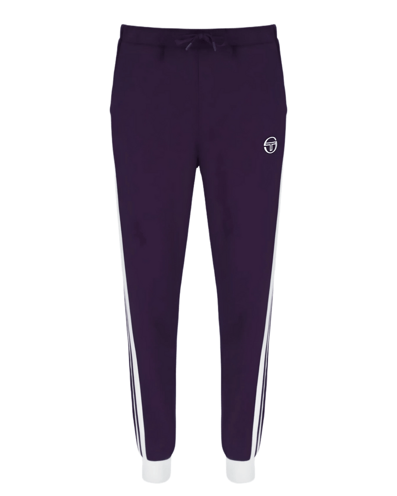 Sergio Tacchini Damarindo TP Track Pant in Blackberry Cordial / Gardenia