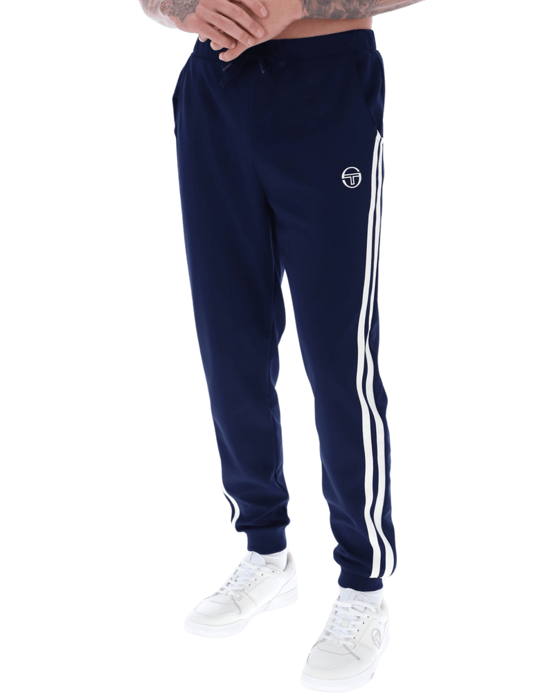 Sergio Tacchini Damarindo TP Track Pant in Maritime Blue/ Gardenia