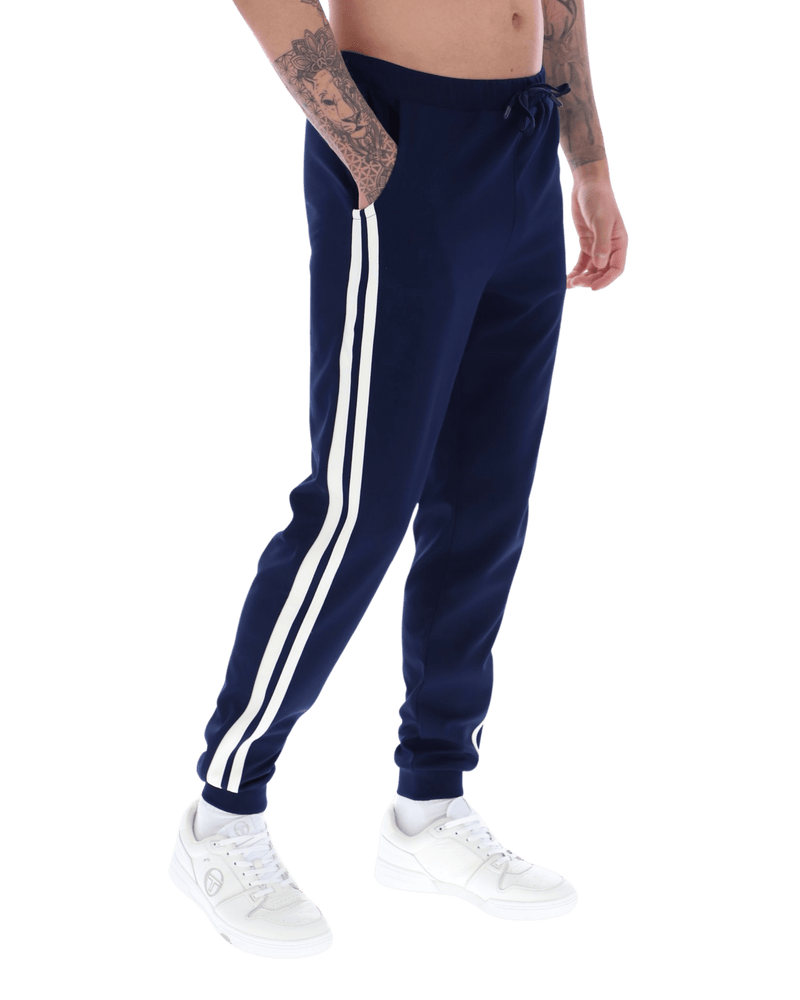 Sergio Tacchini Damarindo TP Track Pant in Maritime Blue/ Gardenia