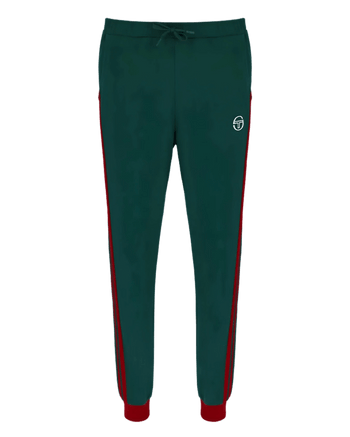 Sergio Tacchini Damarindo TP Track Pant in Rainforest / Sun Dried Tomato