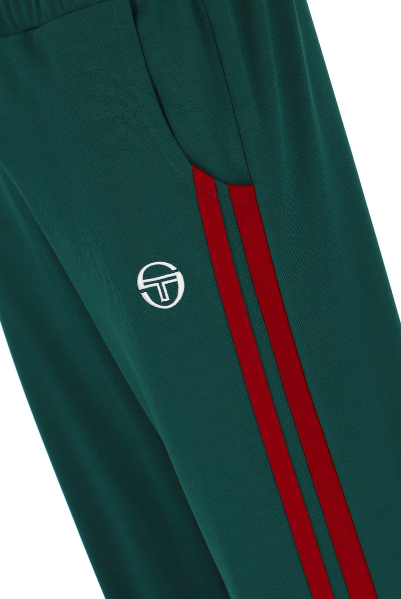 Sergio Tacchini Damarindo TP Track Pant in Rainforest / Sun Dried Tomato