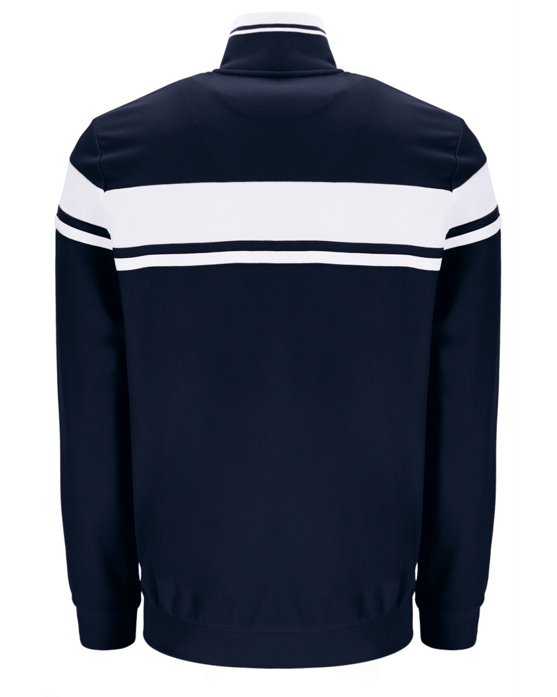 Sergio Tacchini Damarindo Track Top In Maritime Blue/Gardenia/Maritime Blue