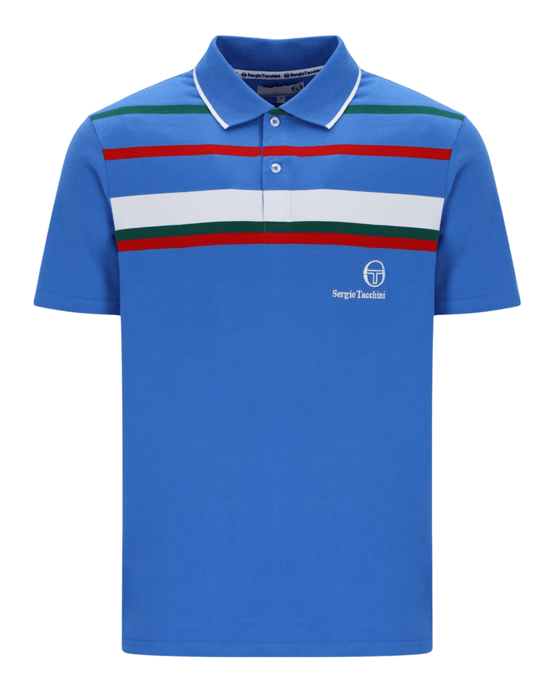 Sergio Tacchini Denver Polo Shirt In Palace Blue