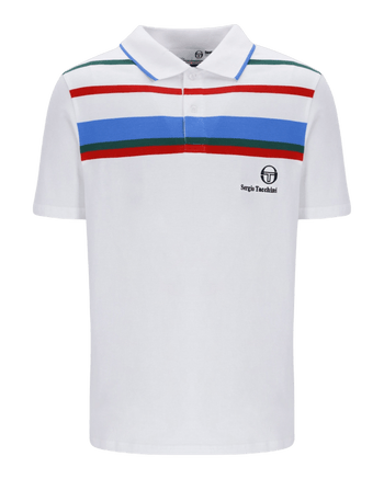 Sergio Tacchini Denver Polo Shirt In White