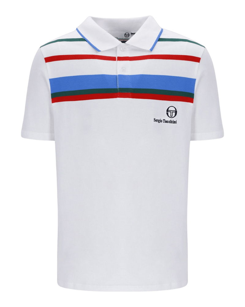 Sergio Tacchini Denver Polo Shirt In White