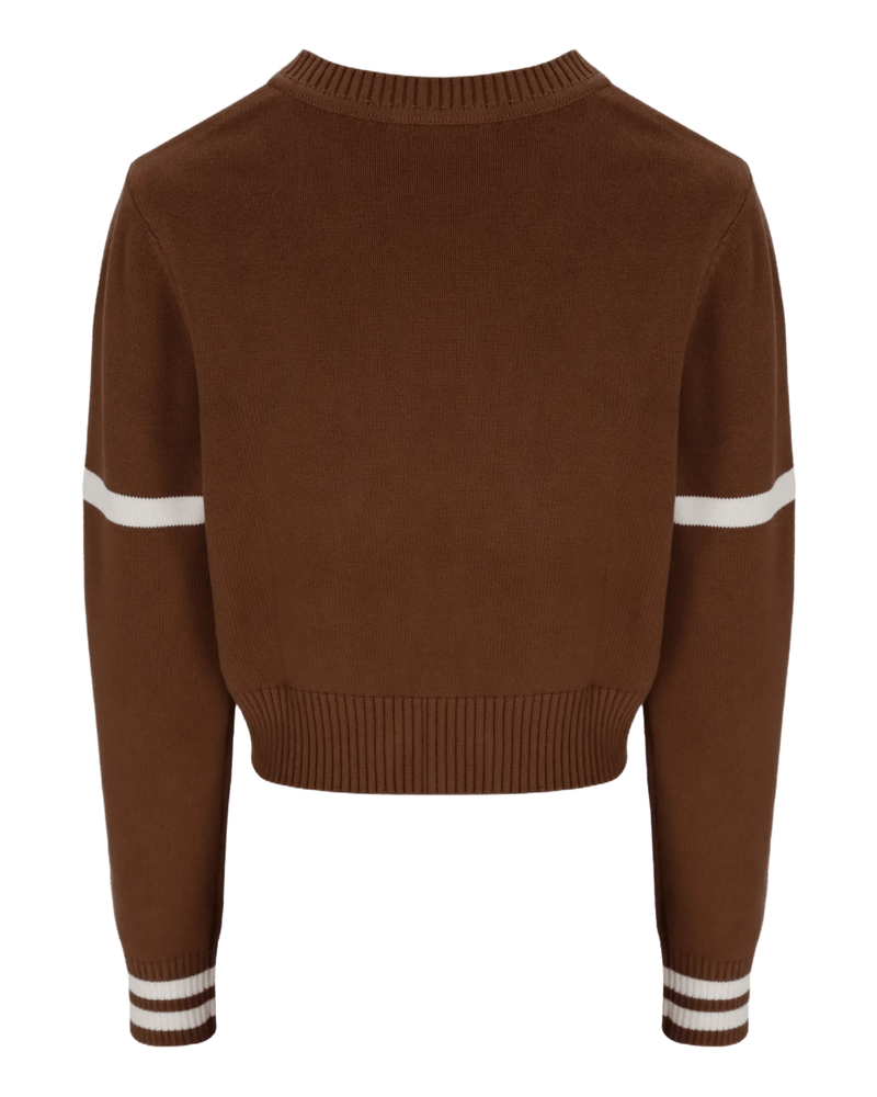 Sergio Tacchini Frankie Knitted Cardigan in Cappuccino