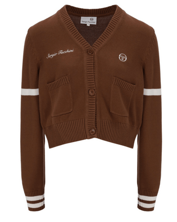 Sergio Tacchini Frankie Knitted Cardigan in Cappuccino