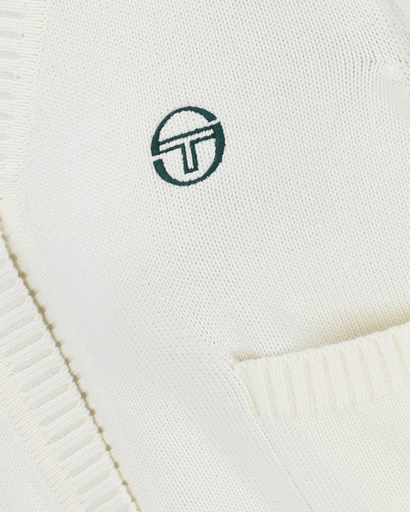 Sergio Tacchini Frankie Knitted Cardigan in Gardenia