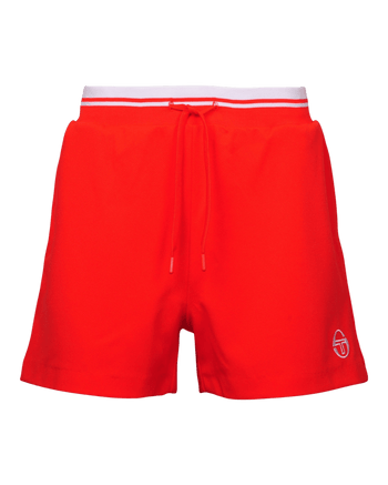 Sergio Tacchini Gerulaitis Giusto Tennis Shorts in Red