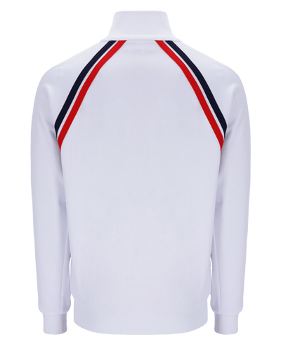 Sergio Tacchini Ghibli Tracktop Tracktop In White/Maritime Blue/Adrenaline Rush