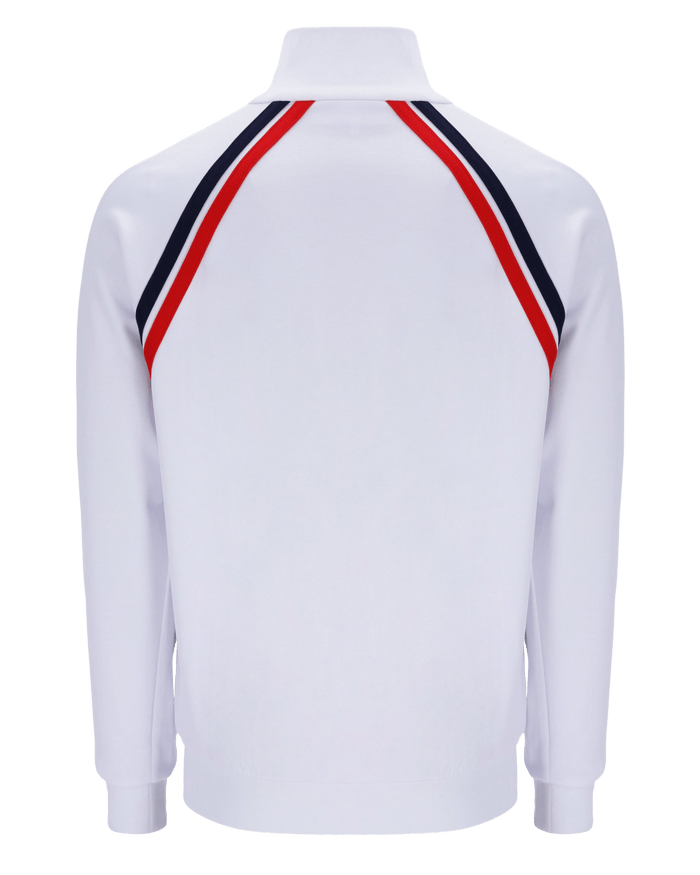 Sergio Tacchini Ghibli Tracktop Tracktop In White/Maritime Blue/Adrenaline Rush