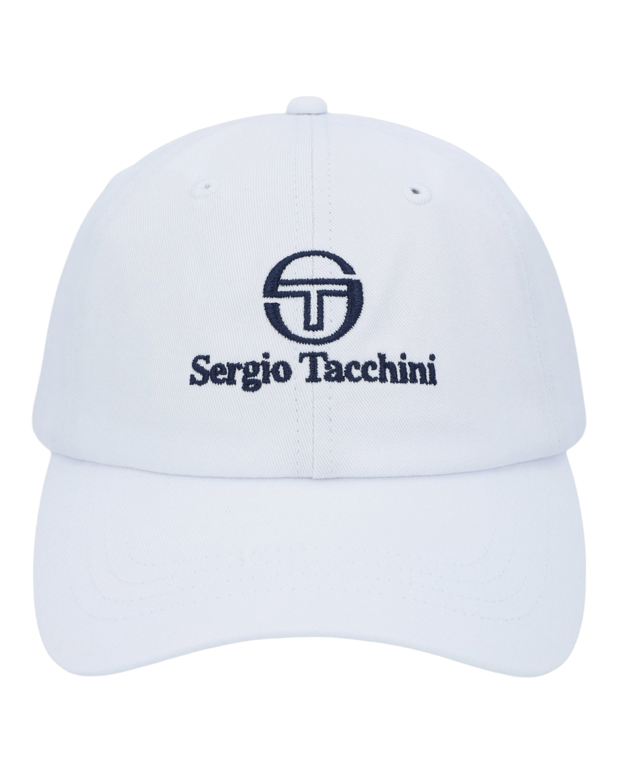 Sergio Tacchini Gilberto Cap In White — Golden Age of Tennis