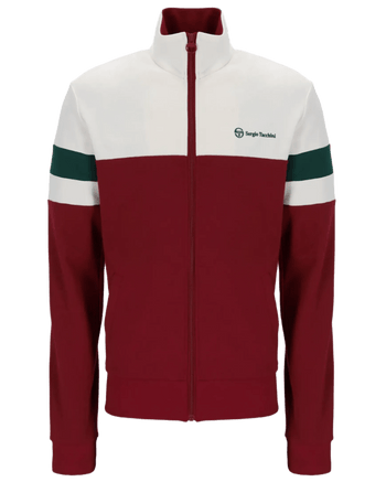 Sergio Tacchini Jonnie TT Track Top in Sundriedtomato/Rainforest