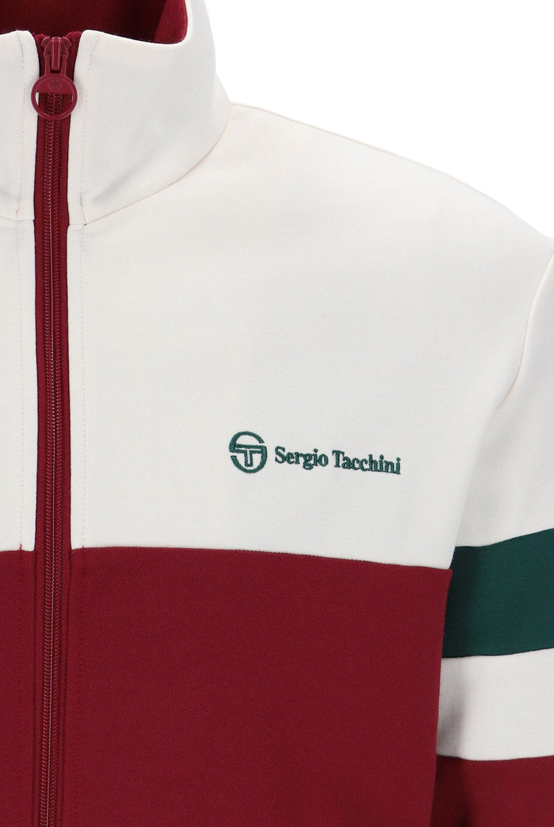 Sergio Tacchini Jonnie TT Track Top in Sundriedtomato/Rainforest