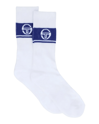 Sergio Tacchini Koos Socks in White/Adrenaline Rush